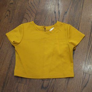 LIKE NEW YELLOW SHORT SLEEVE SHIRT SZ 16 KIDS